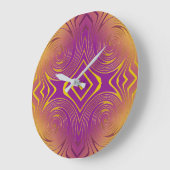 金属swirleの質 ラージ壁時計 (傾斜)