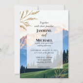 金山の風景 招待状 (正面)