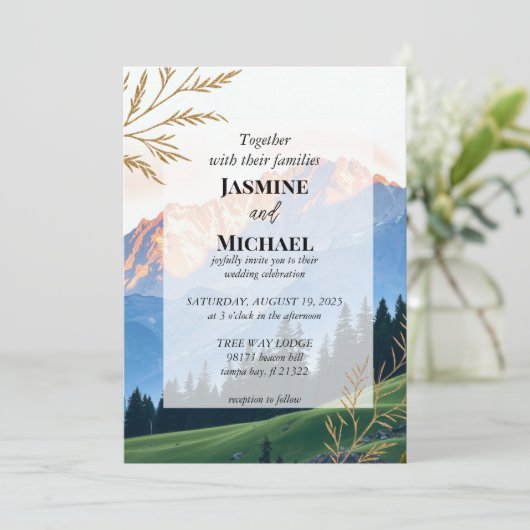 金山の風景 招待状 (スタンド正面)