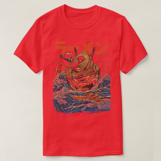 金川素晴らしのラーメン2887 Tシャツ (デザイン正面)