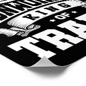 金工キング・オブ・トレード建築ウェルダーギフト ポスター (角)