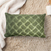 金市松模様に属ステンレス鋼フローリングテクスチャ ランバークッション (ブランケット)