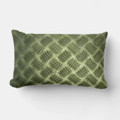 金市松模様に属ステンレス鋼フローリングテクスチャ ランバークッション (正面)