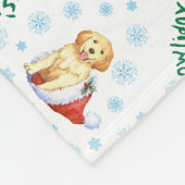 金幸せなHowlidays フリースブランケット (角)