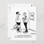 金庫に入れた ポストカード (正面/裏面)