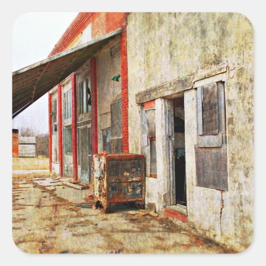 金庫を手に入走れ スクエアシール (正面)