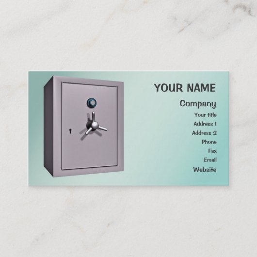 '金庫' 名刺 (正面)