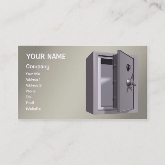 金庫 名刺 (正面)