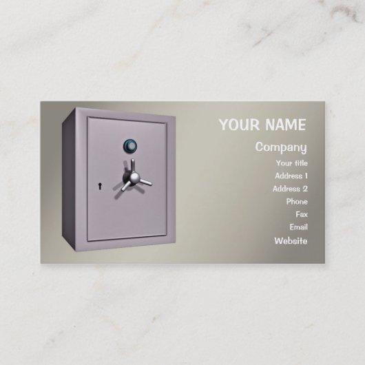 金庫 名刺 (正面)