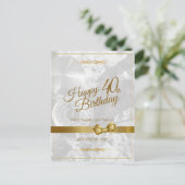 金弓で40歳の誕生日を祝う シーズンポストカード (スタンド正面)