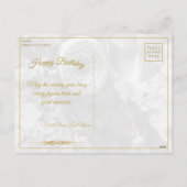 金弓で40歳の誕生日を祝う シーズンポストカード (裏面)