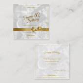 金弓で40歳の誕生日を祝う ノートカード (正面/裏面)