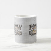 金後を追~手形 コーヒーマグカップ (中央)