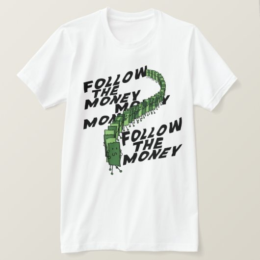 金後を追 Tシャツ (デザイン正面)