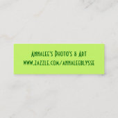 金得は?スキニーギャラリーカード スキニー名刺 (裏面)