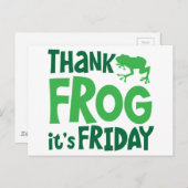 金感謝してい曜だ ポストカード (正面/裏面)