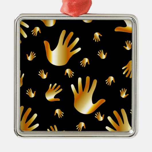 金手 メタルオーナメント (正面)