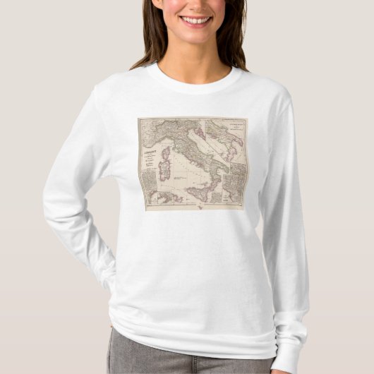 金持ちだが頭の悪い人の下のイタリア Tシャツ (正面)