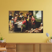 金持ちとラザロの寓話 キャンバスプリント (インサイチュ (リビング))