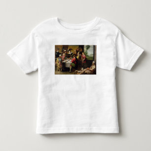 金持ちとラザロの寓話 トドラーTシャツ