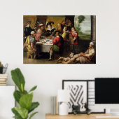 金持ちとラザロの寓話 ポスター (ホームオフィス)