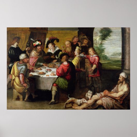 金持ちとラザロの寓話 ポスター (正面)