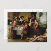 金持ちとラザロの寓話 ポストカード (正面/裏面)