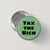 金持ちに税金を払う 缶バッジ (正面&裏面)