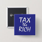 金持ちに税金を払う 缶バッジ (正面&裏面)