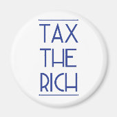 金持ちに税金を払え マグネット (正面)