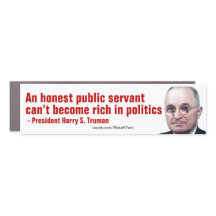 金持ちの政治家は悪党ハリー・トルーマン