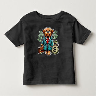 金持ちの犬 トドラーTシャツ