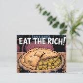 金持ちの金ゴールドコイ食べンが詰まったパイ ポストカード (スタンド正面)