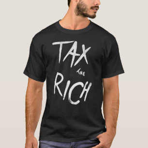 金持ちのAOC政治声明に課税する Tシャツ
