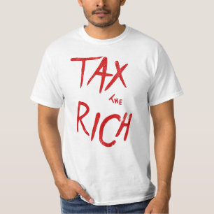 金持ちのAOC政治声明T-Shiに課税する Tシャツ