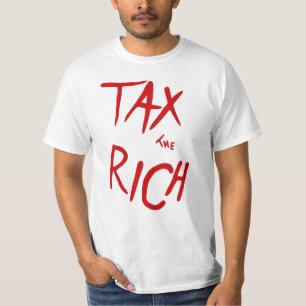 金持ちのAOC政治声明T-Shiに課税する Tシャツ