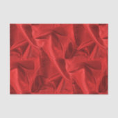 金持ちはLameの金属赤くフェイクな質をしわにしました 薄葉紙 (正面)