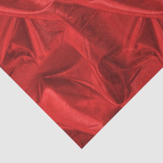 金持ちはLameの金属赤くフェイクな質をしわにしました 薄葉紙 (詳細)