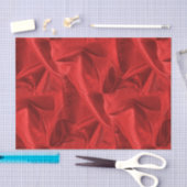 金持ちはLameの金属赤くフェイクな質をしわにしました 薄葉紙 (クラフト)