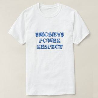 金持ちパワー尊敬ティーシャツ Tシャツ