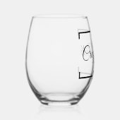 金持熱狂するちのパパのお父さんの日の父親の贈り物おもしろい ステムなしワイングラス (右)