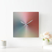 金数々の属スタイルアクリル時計 スクエア壁時計 (ホーム)