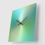 金数々の属スタイルアクリル時計 スクエア壁時計 (傾斜)