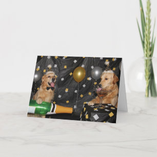 金新年へのトースト シーズンカード