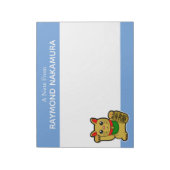 金日本ののラッキーパーソナライズされた猫 ノートパッド (回転)