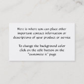 金日没3 -名刺のテンプレート 名刺 (裏面)