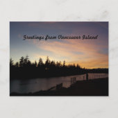 金日没 ポストカード (正面)