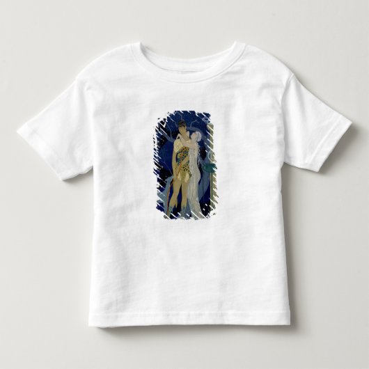 金星およびアドニス(色のlitho) トドラーTシャツ (正面)