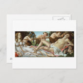 金星および火星、c.1485 (テンペラおよび油) ポストカード (正面/裏面)