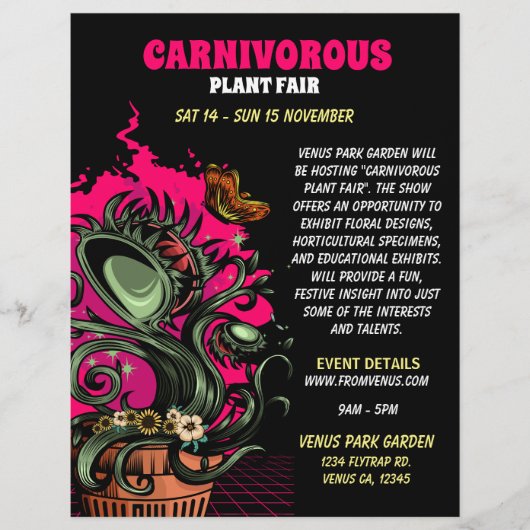 金星から チラシ (正面)